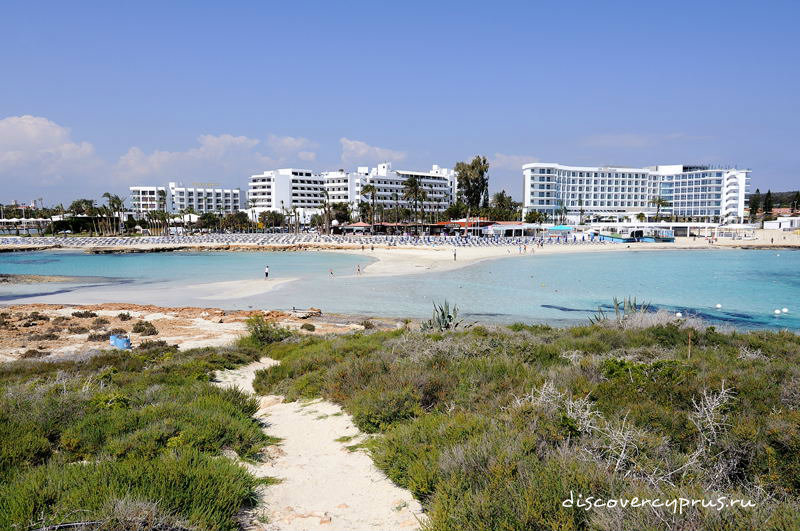 Нисси Бич - Nissi Beach, Кипр