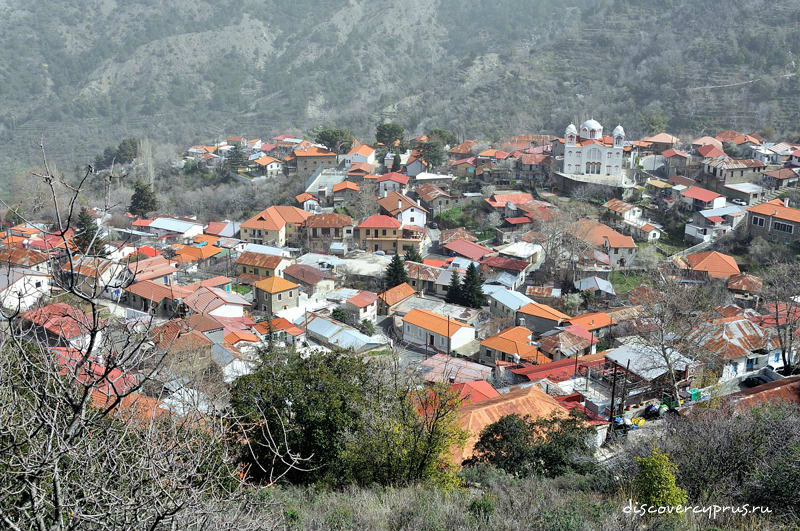 маршрут по Кипру - деревня Педулас