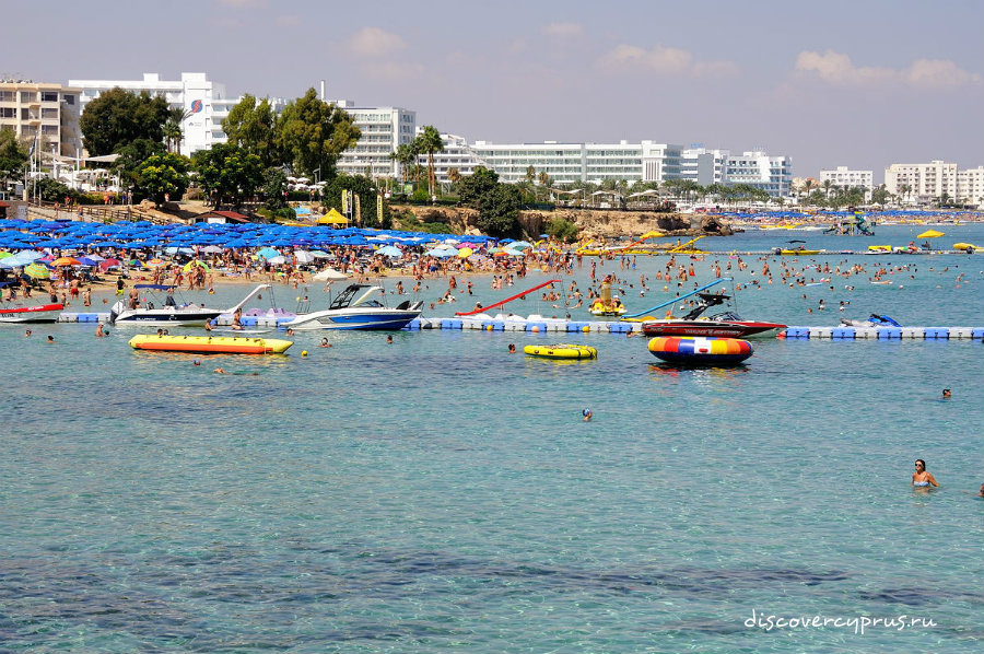 Пляж Фиг Три Бэй в Протарасе, Кипр